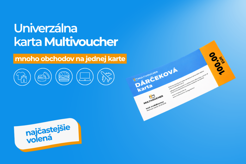 Univerzálny darčekový poukaz Multivoucher